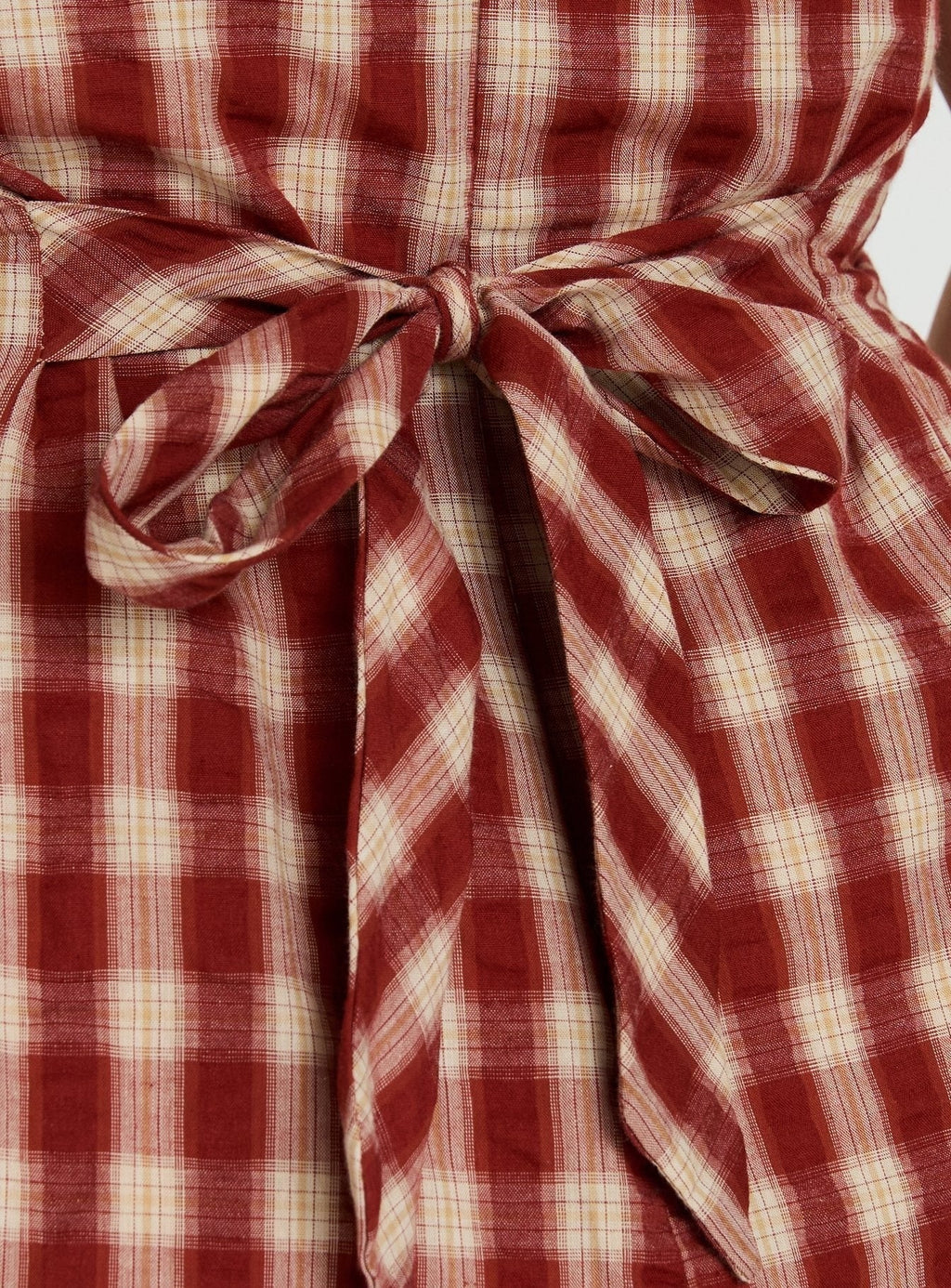 Sweet Somethings Mini Dress Red Check Curve