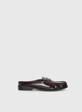 Therapy Atticus Faux Leather Slip On Loafers Cherry
