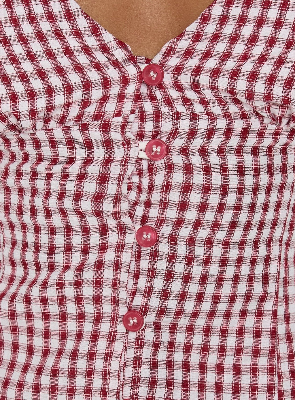 Isolda Top Red Gingham