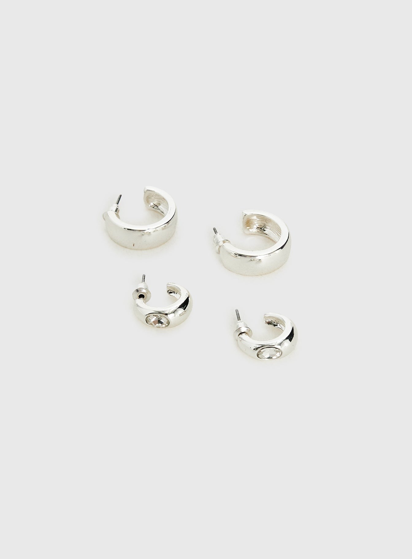 Zennie Earring Pack Silver