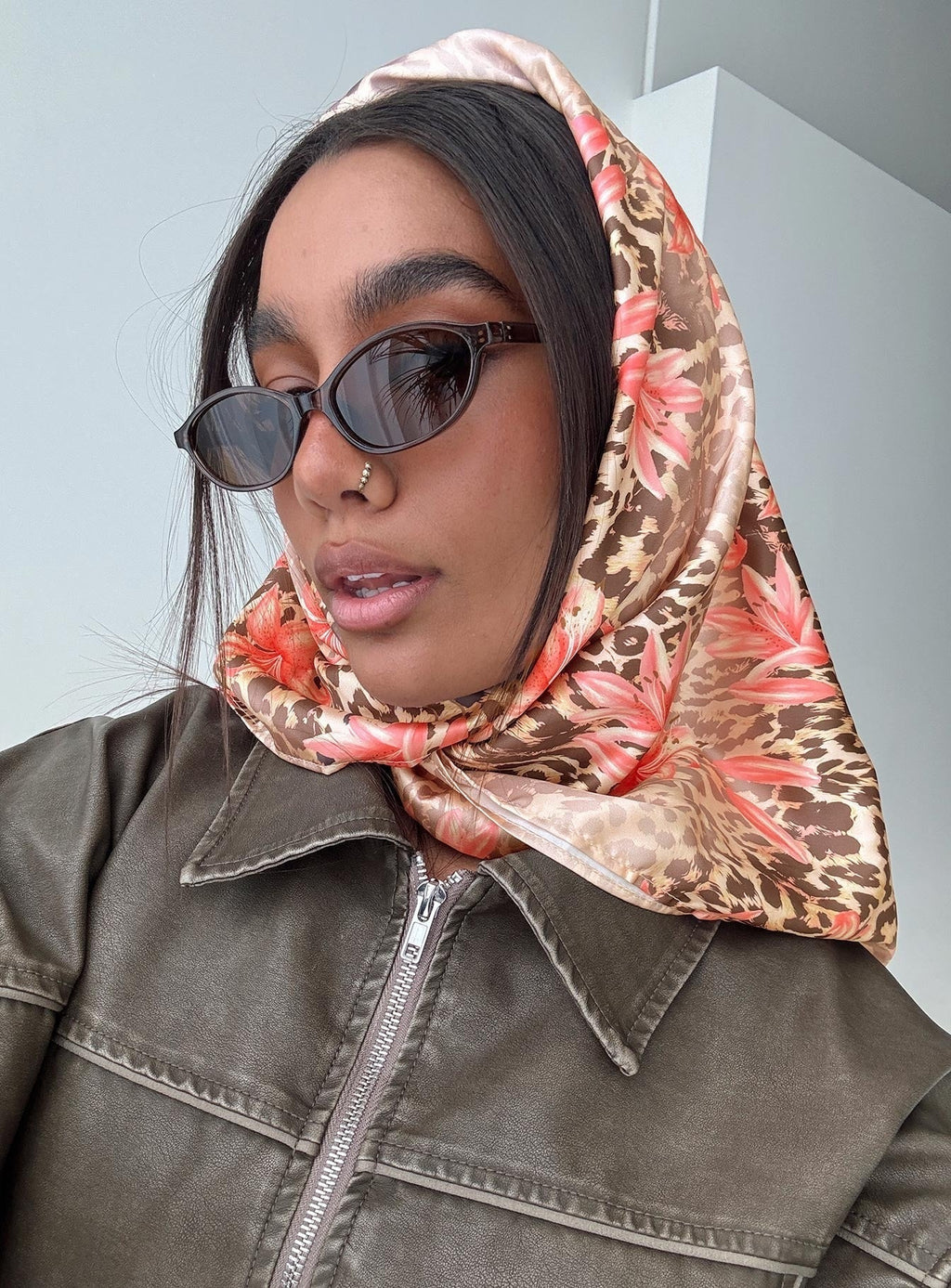 Nellie Scarf Leopard