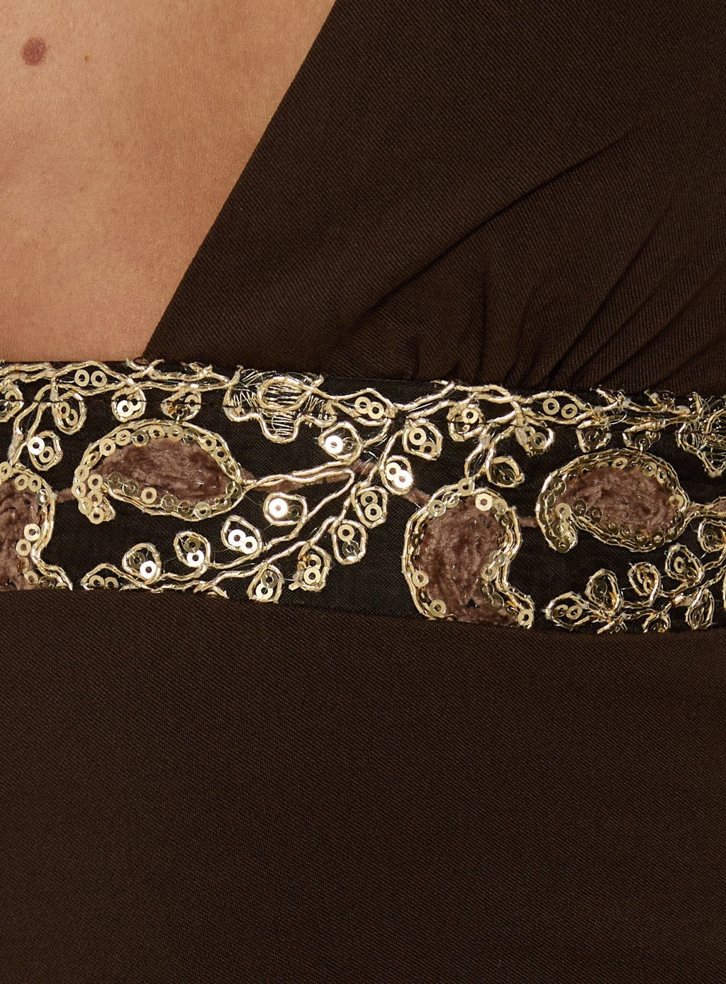 Orvio Halter Top Brown / Paisley