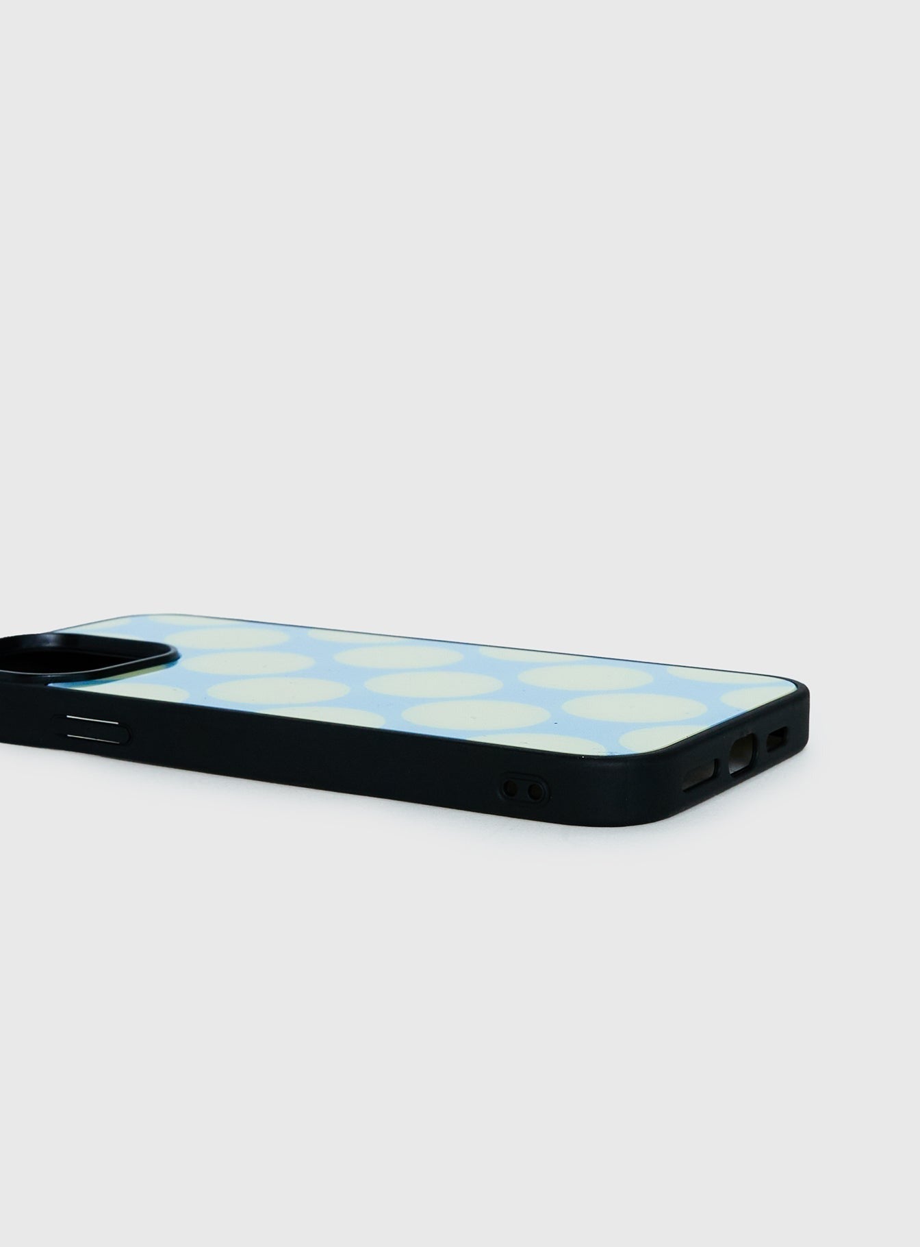 Money Drop iPhone Case Blue / Yellow Polka Dot