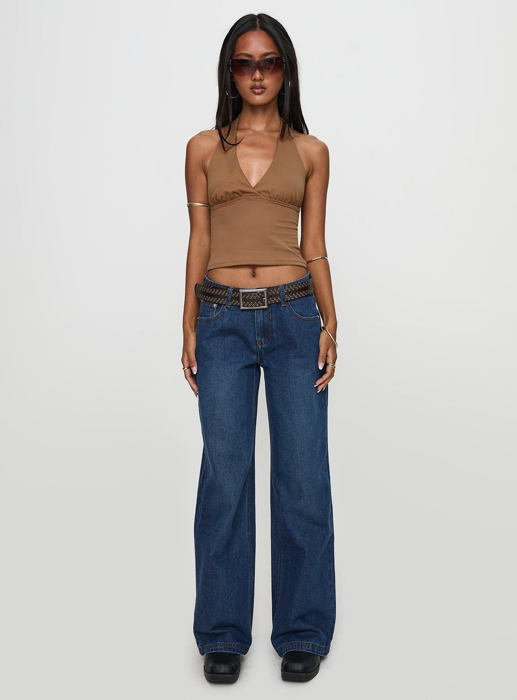 Whimsy Halter Top Chocolate