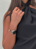 Change Again Cuff Silver / Black