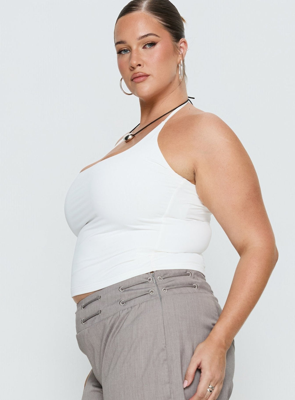 Ezekiel Nylon Top White Curve