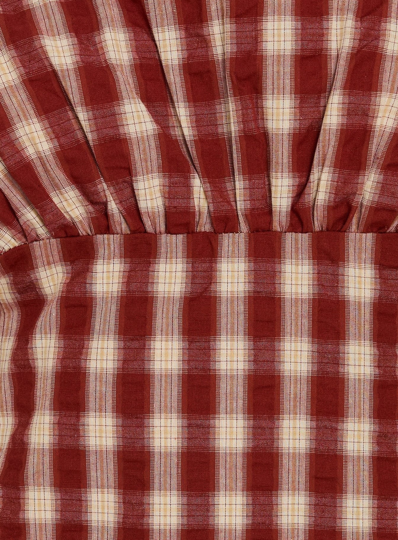 Sweet Somethings Mini Dress Red Check Curve