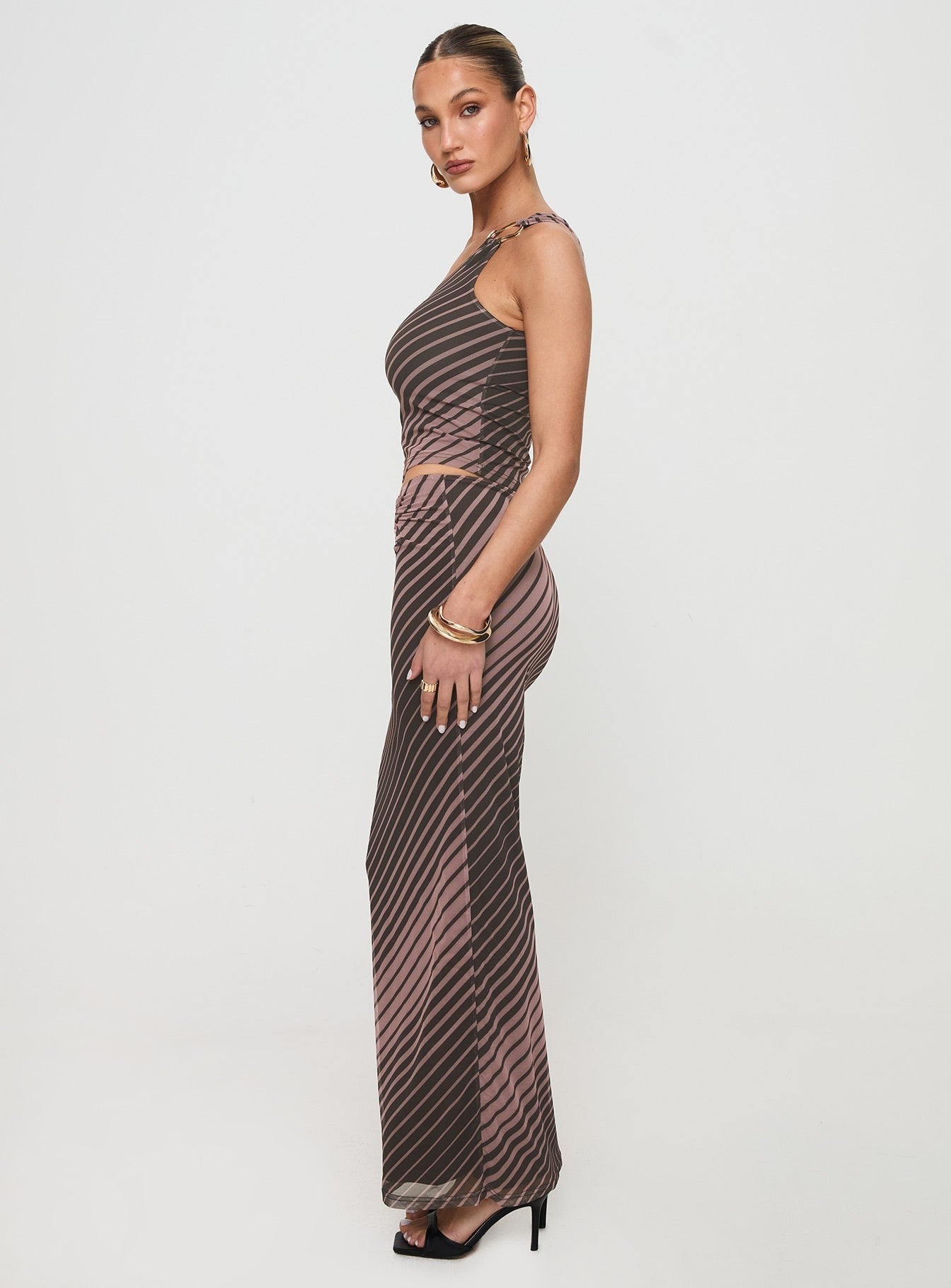 Whiley Maxi Skirt Multi Stripe