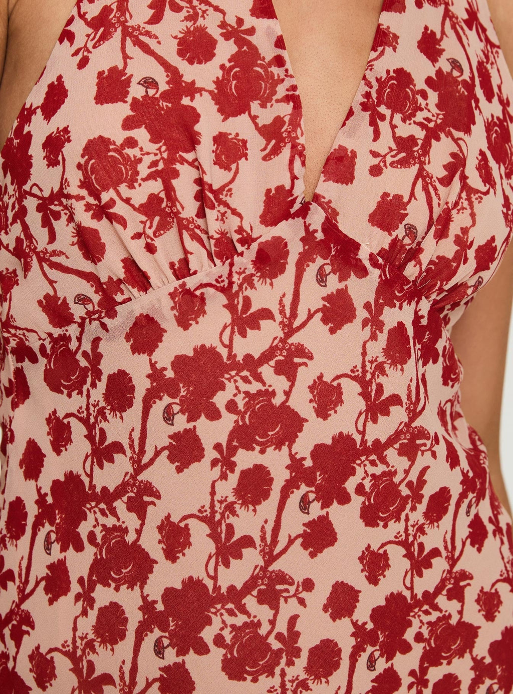 Neelia Mini Dress Red Floral Petite