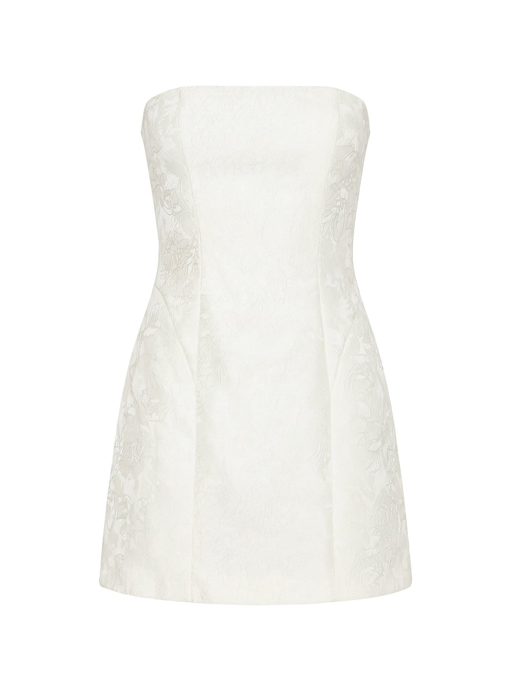 Heaven Sent Strapless Mini Dress White