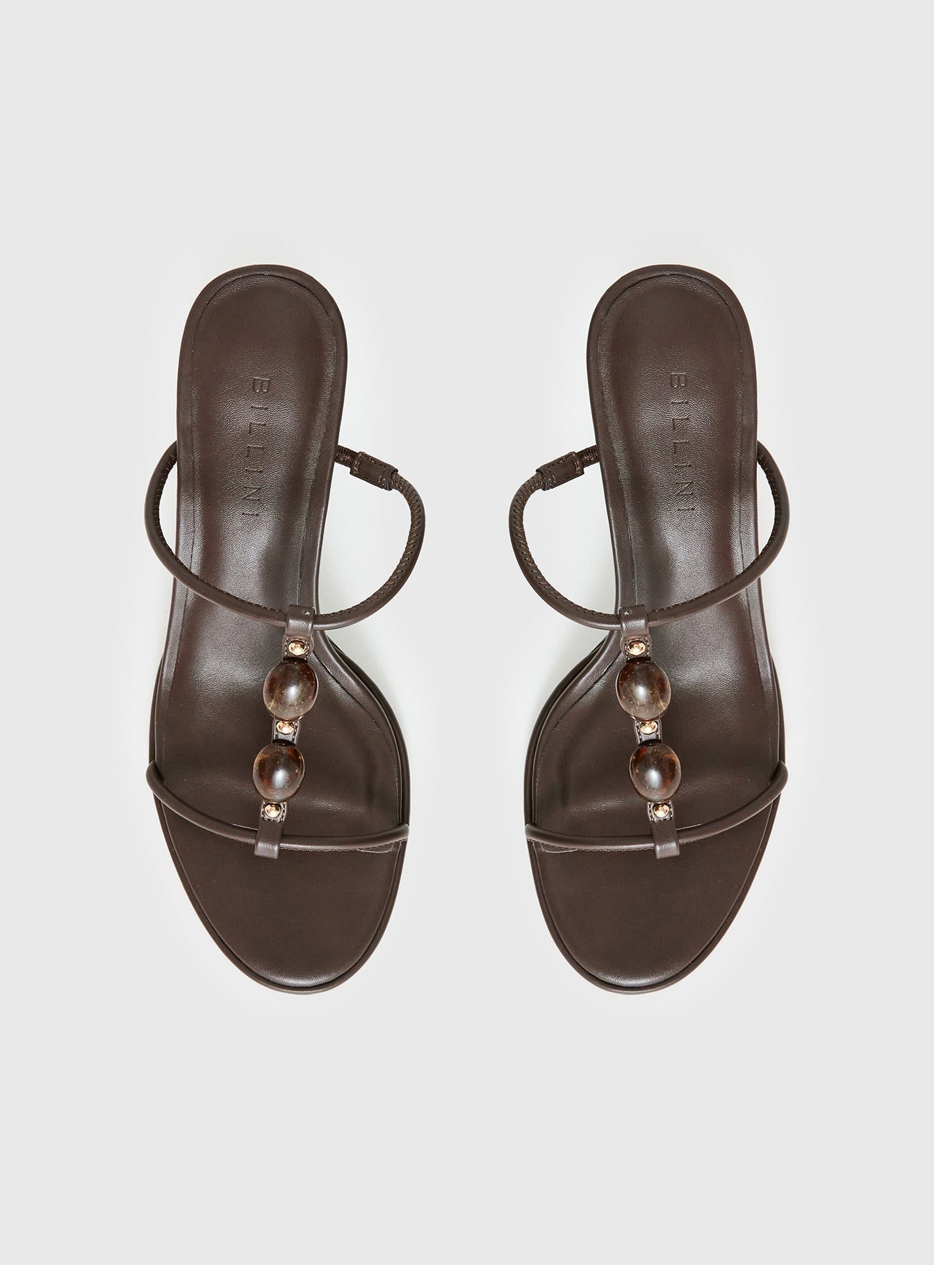 Billini Olympie Gem Detail Heels Brown