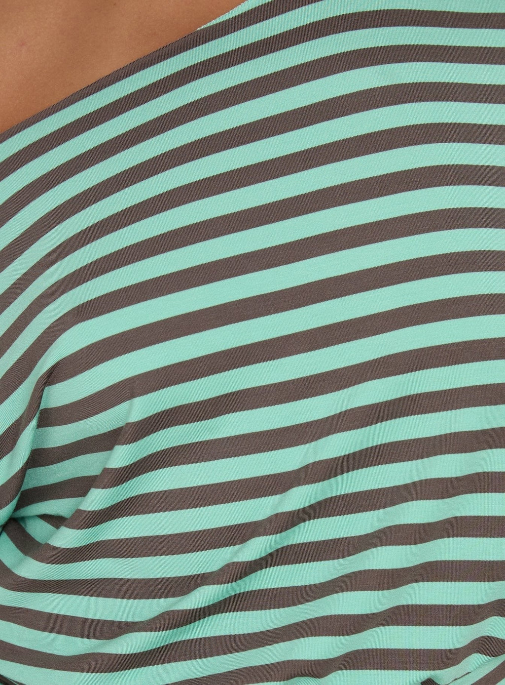 Ashlinn Off Shoulder Drapey Top Stripe