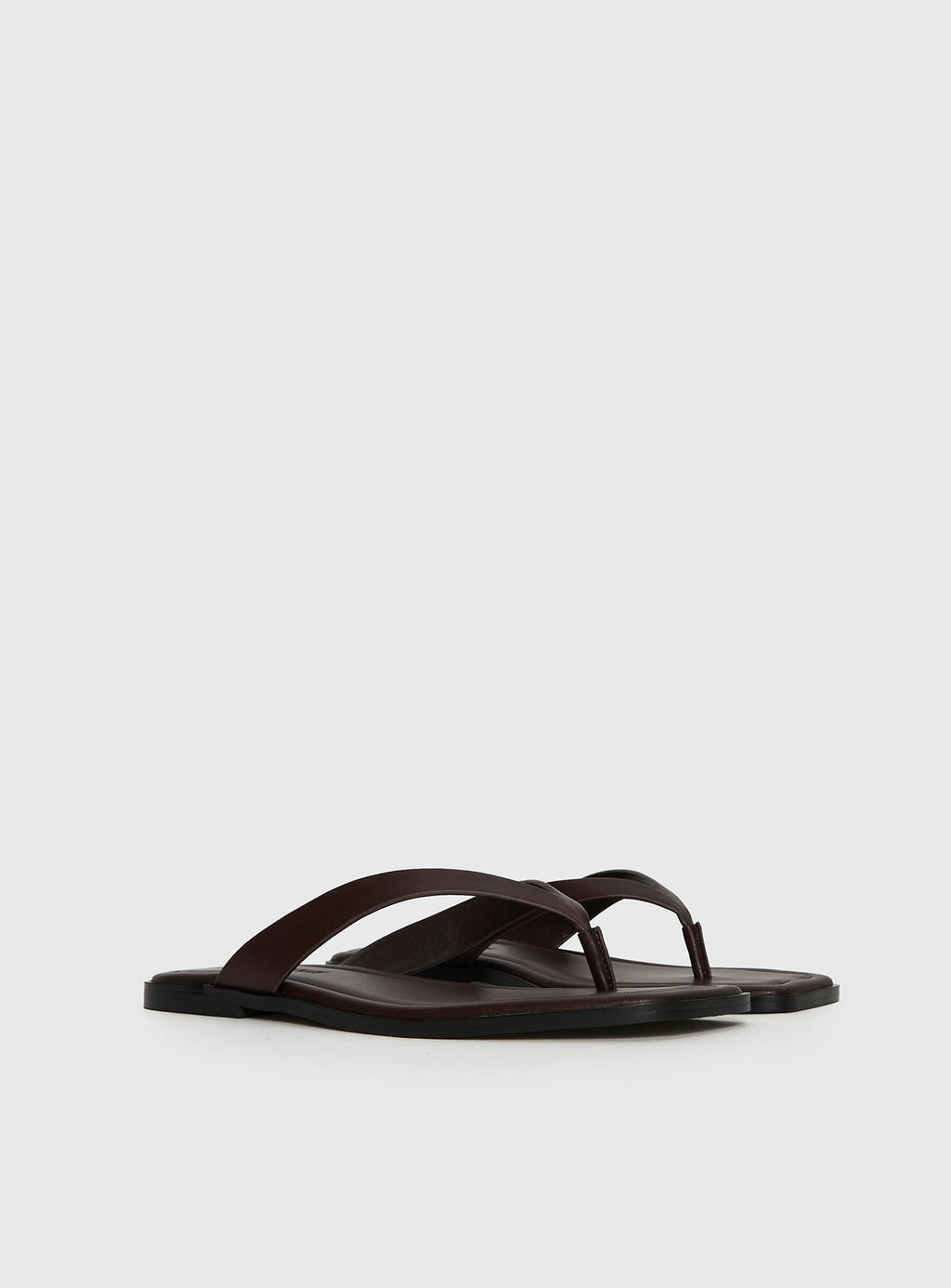 Alara Flat Thong Sandals Brown
