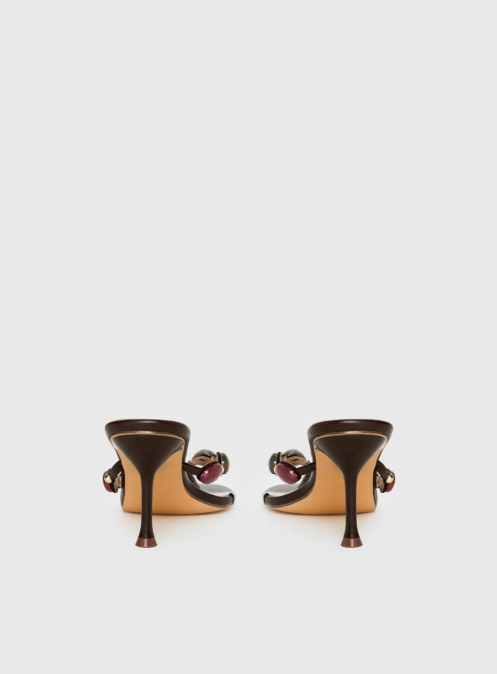 Nina Bead Heels Chocolate
