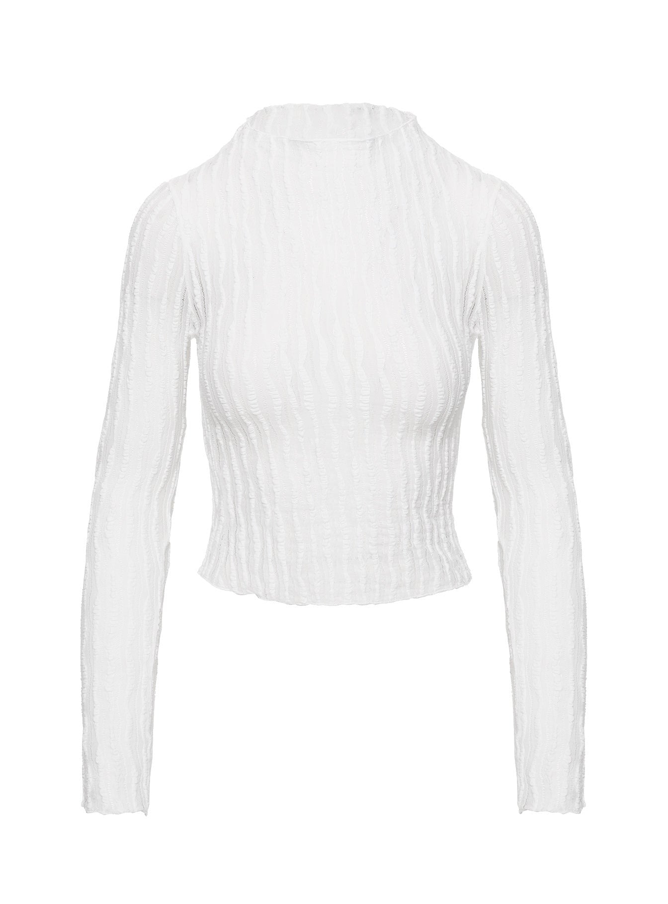 Padra Long Sleeve Top White