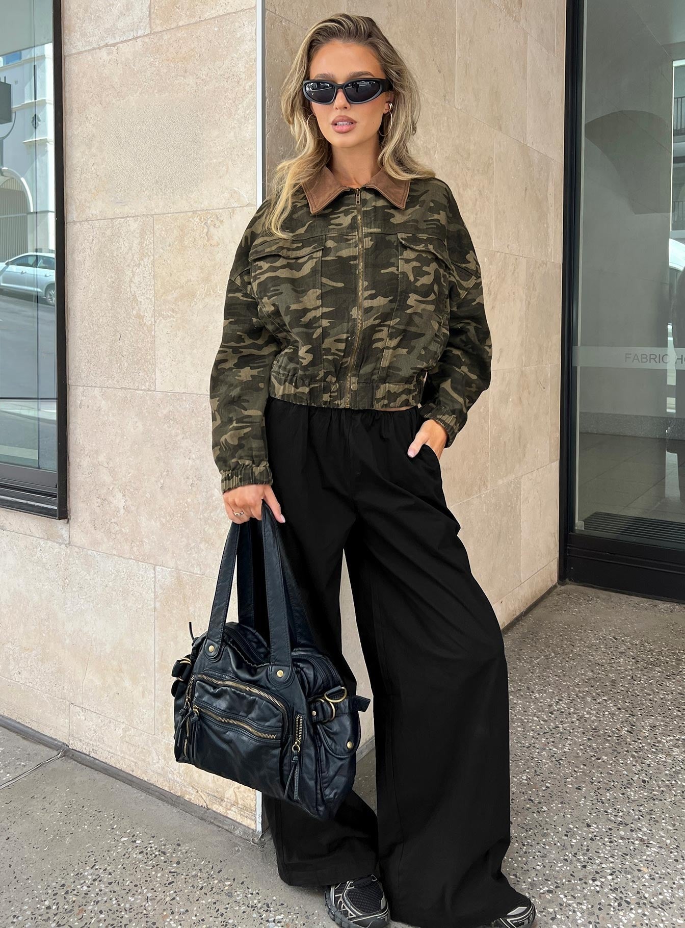 Lunea Concealed Waistband Pants Black