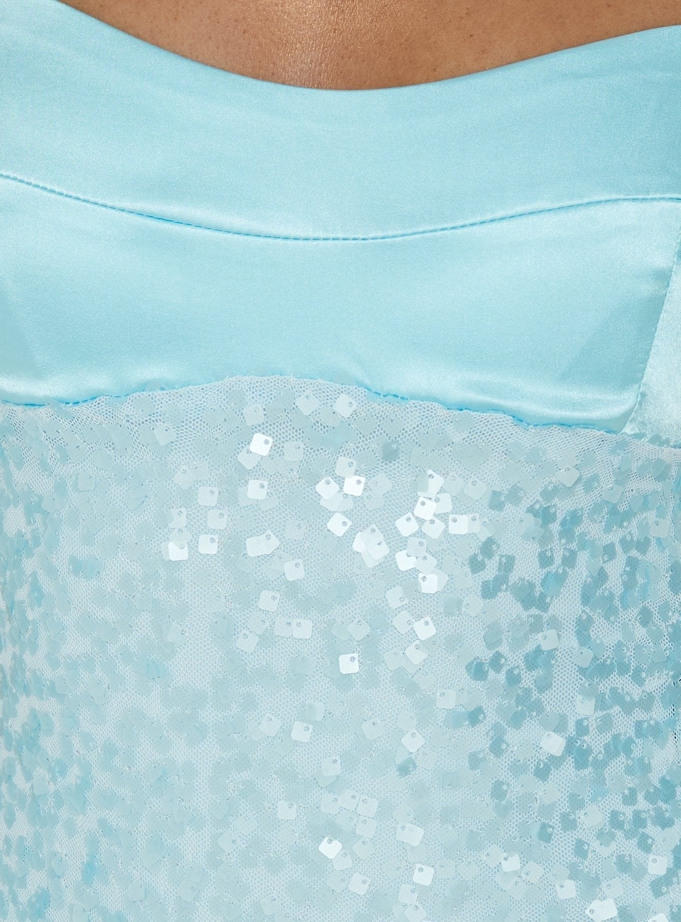 Every Lifetime Sequin Maxi Dress Baby Blue