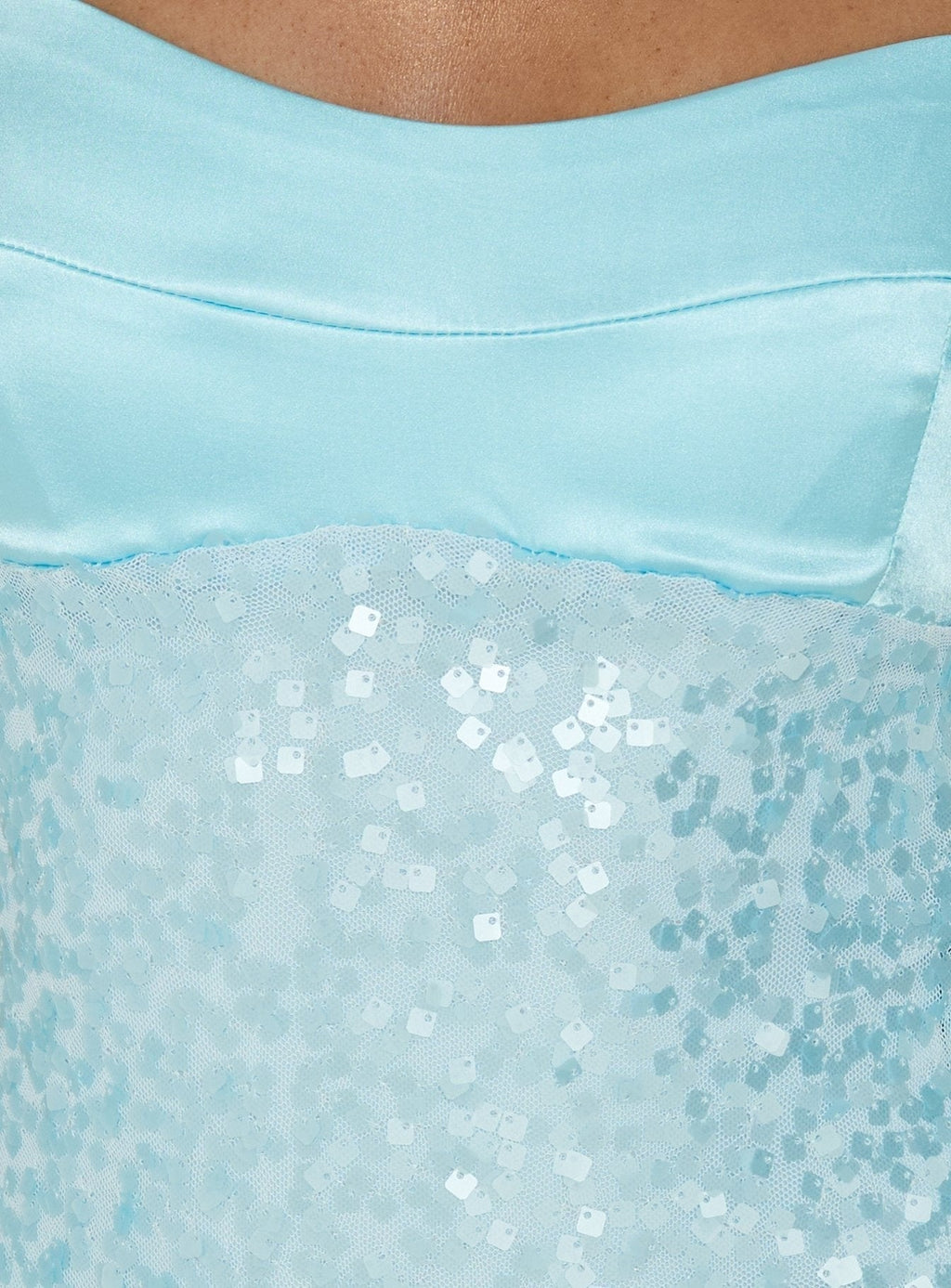 Every Lifetime Sequin Maxi Dress Baby Blue