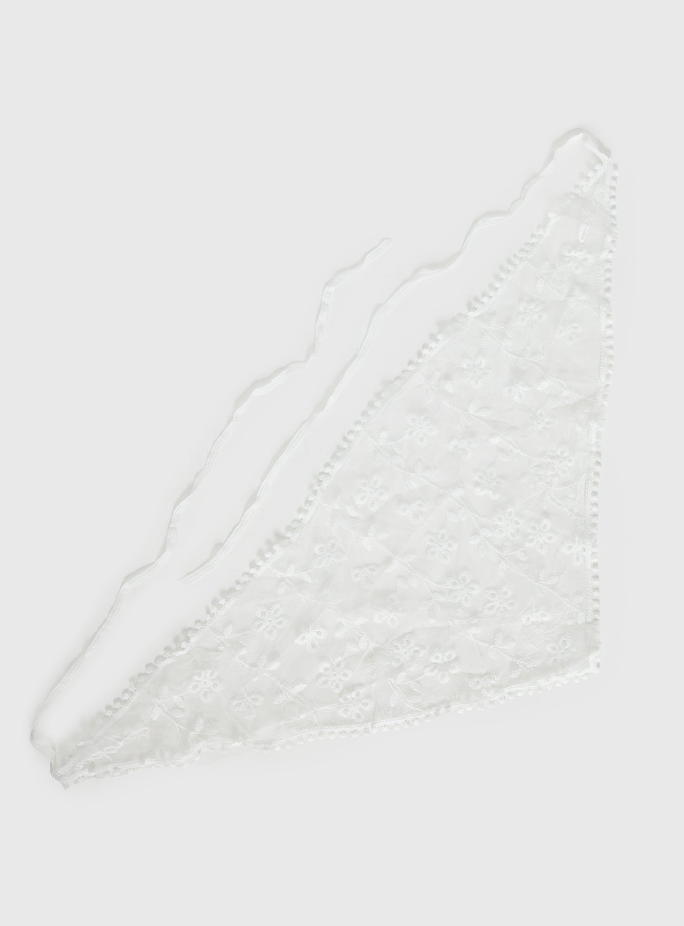 Ex Factor Sheer Head Scarf White