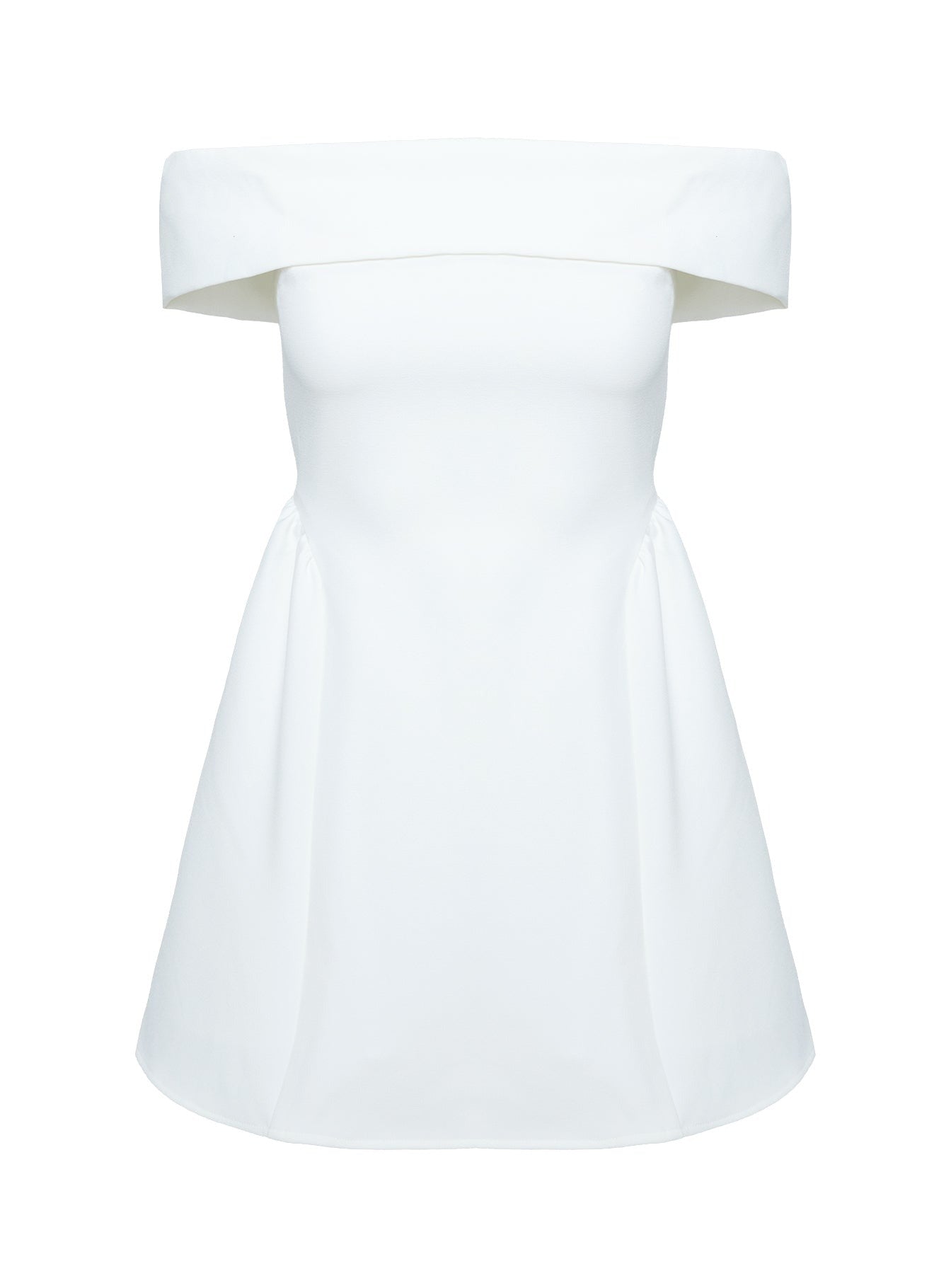 Main Character Strapless Mini Dress White