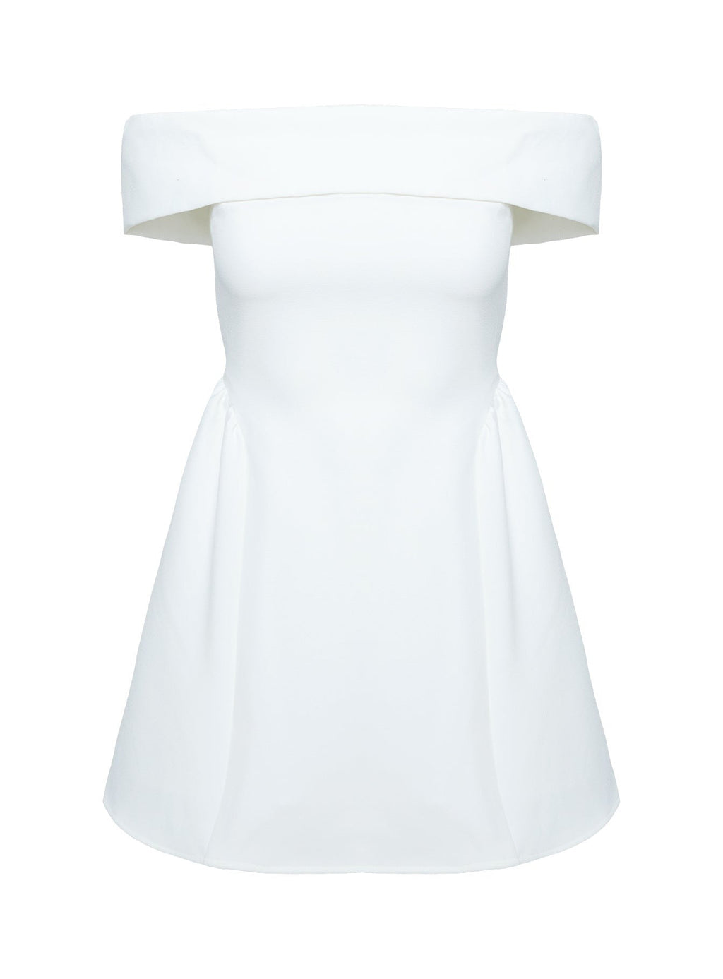 Main Character Strapless Mini Dress White