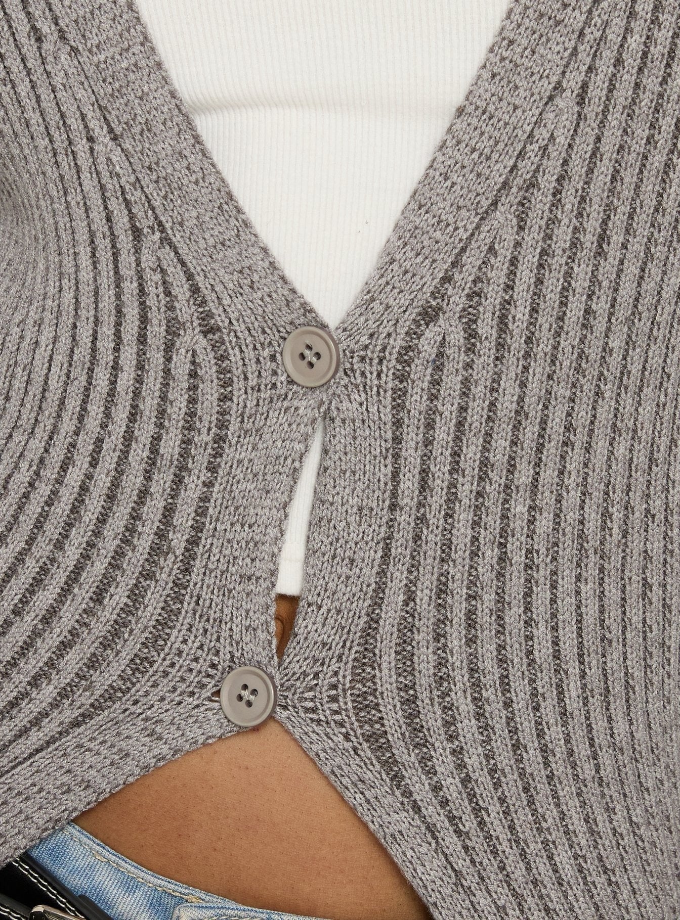 Early Nights Longline Cardigan Grey