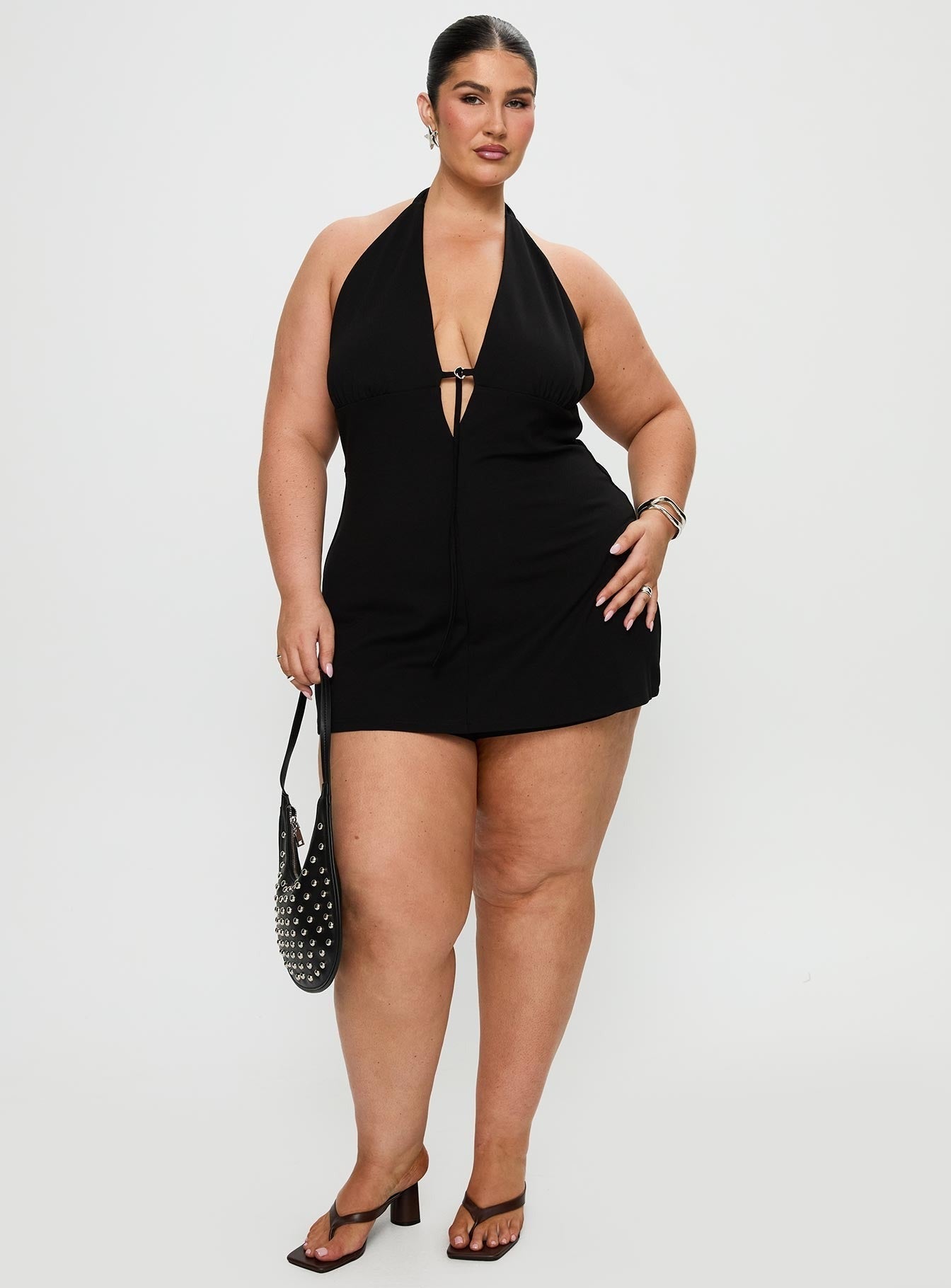Hanah Romper Black Curve