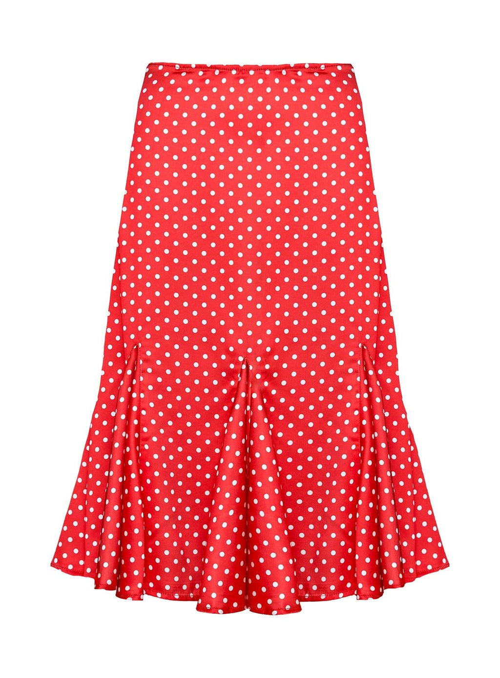 Musemeci Midi Skirt Red