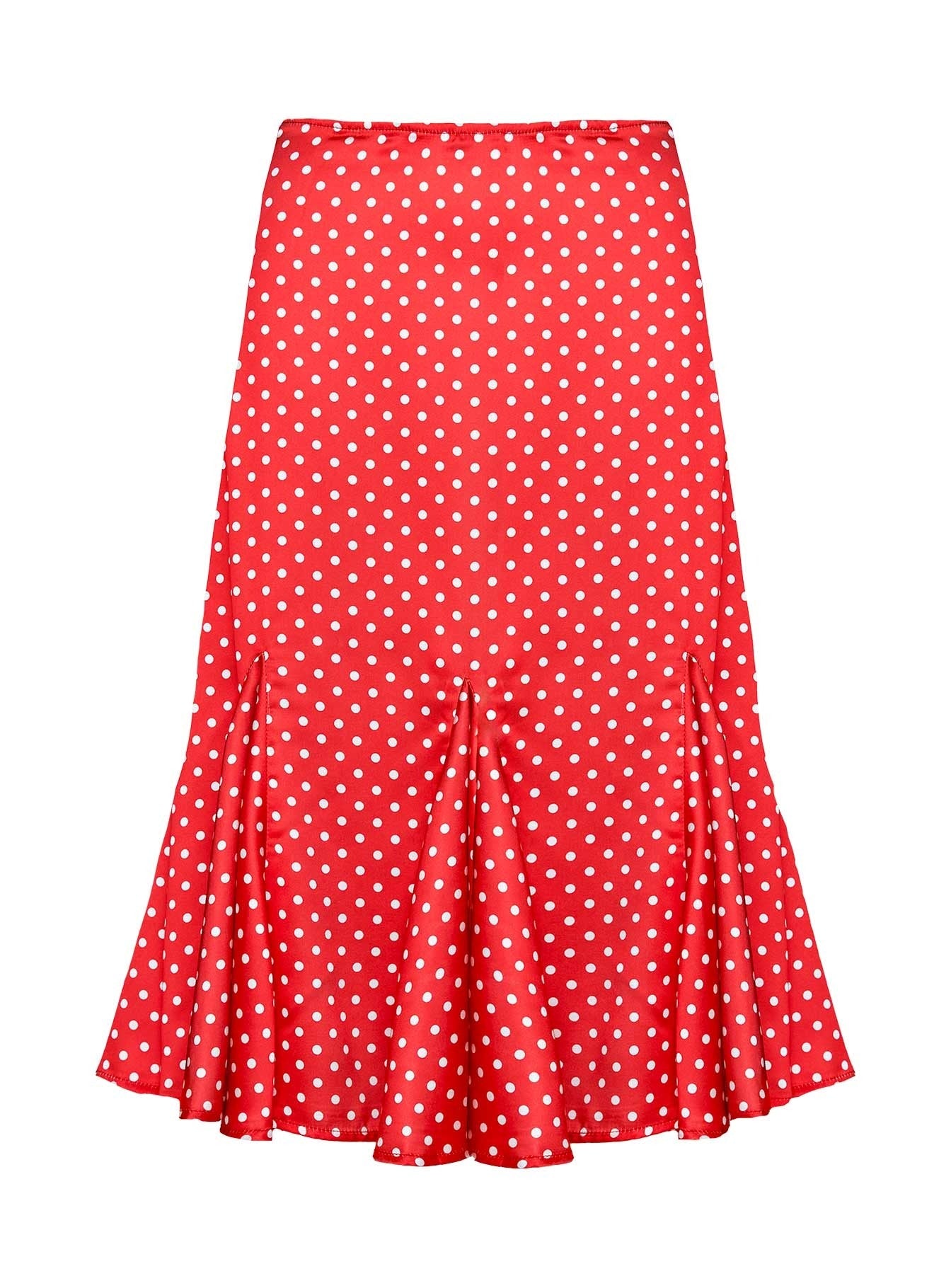 Musemeci Midi Skirt Red