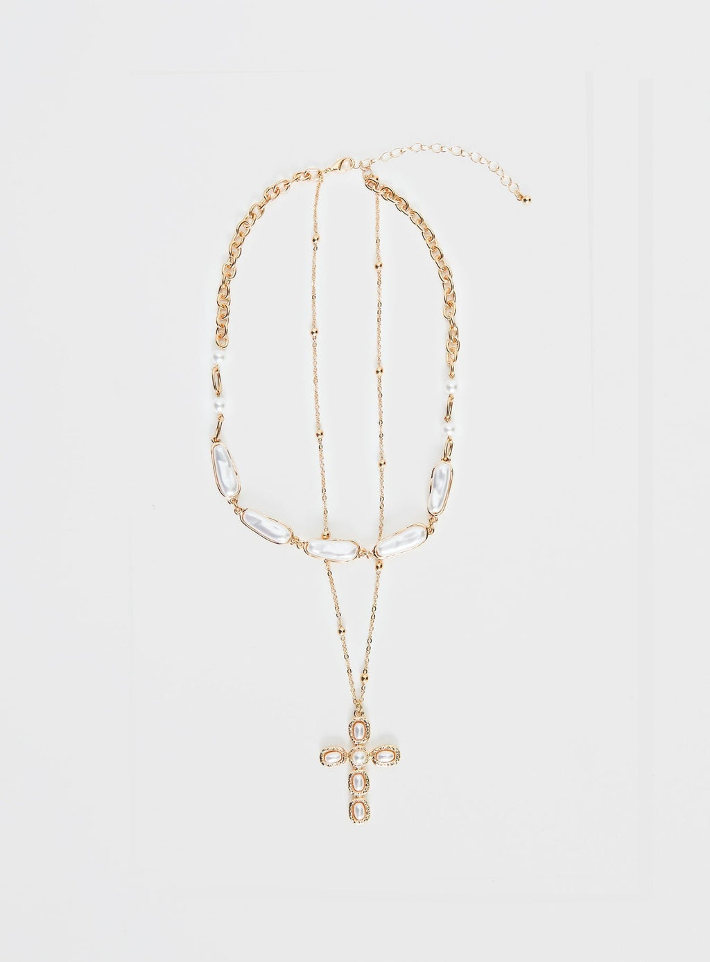 Isabellah Pearl Necklace Pack Gold