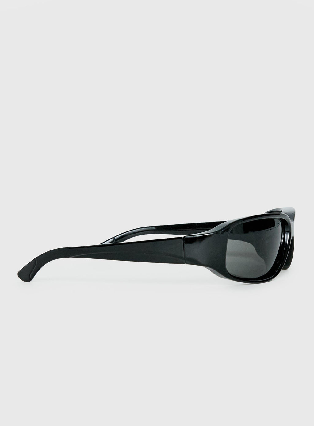 Midnight Rush Wrap Around Sunglasses Black