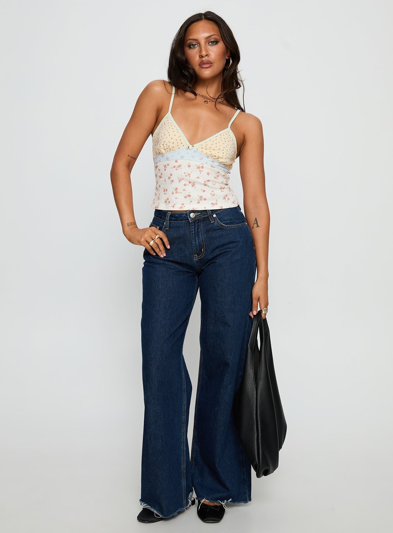 Talene Patchwork Cami Top Multi