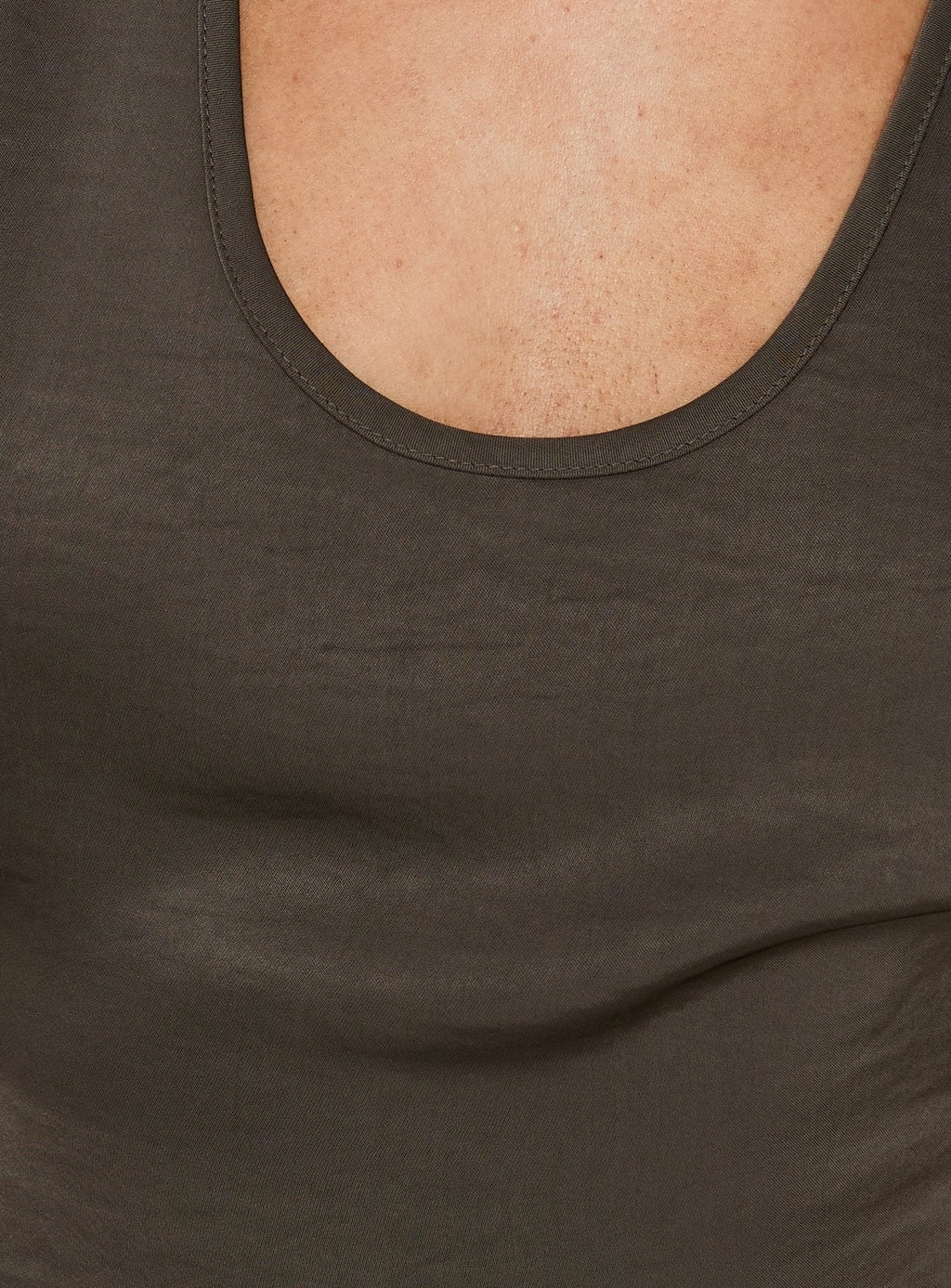 Bare Satin Cami Top Mocha