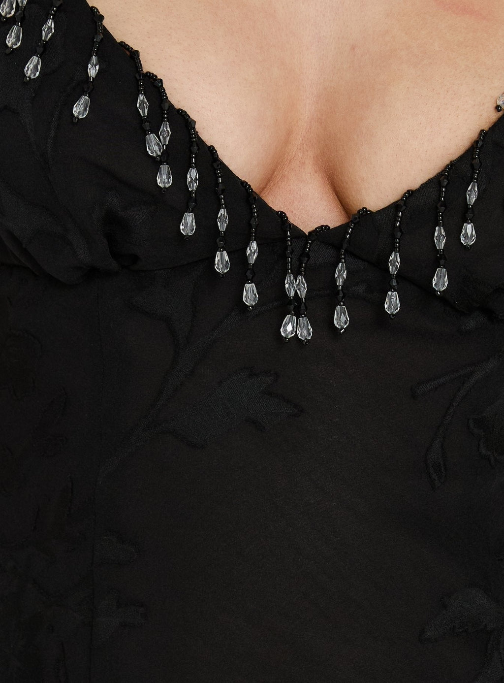 Roselea Beaded Cami Top Black
