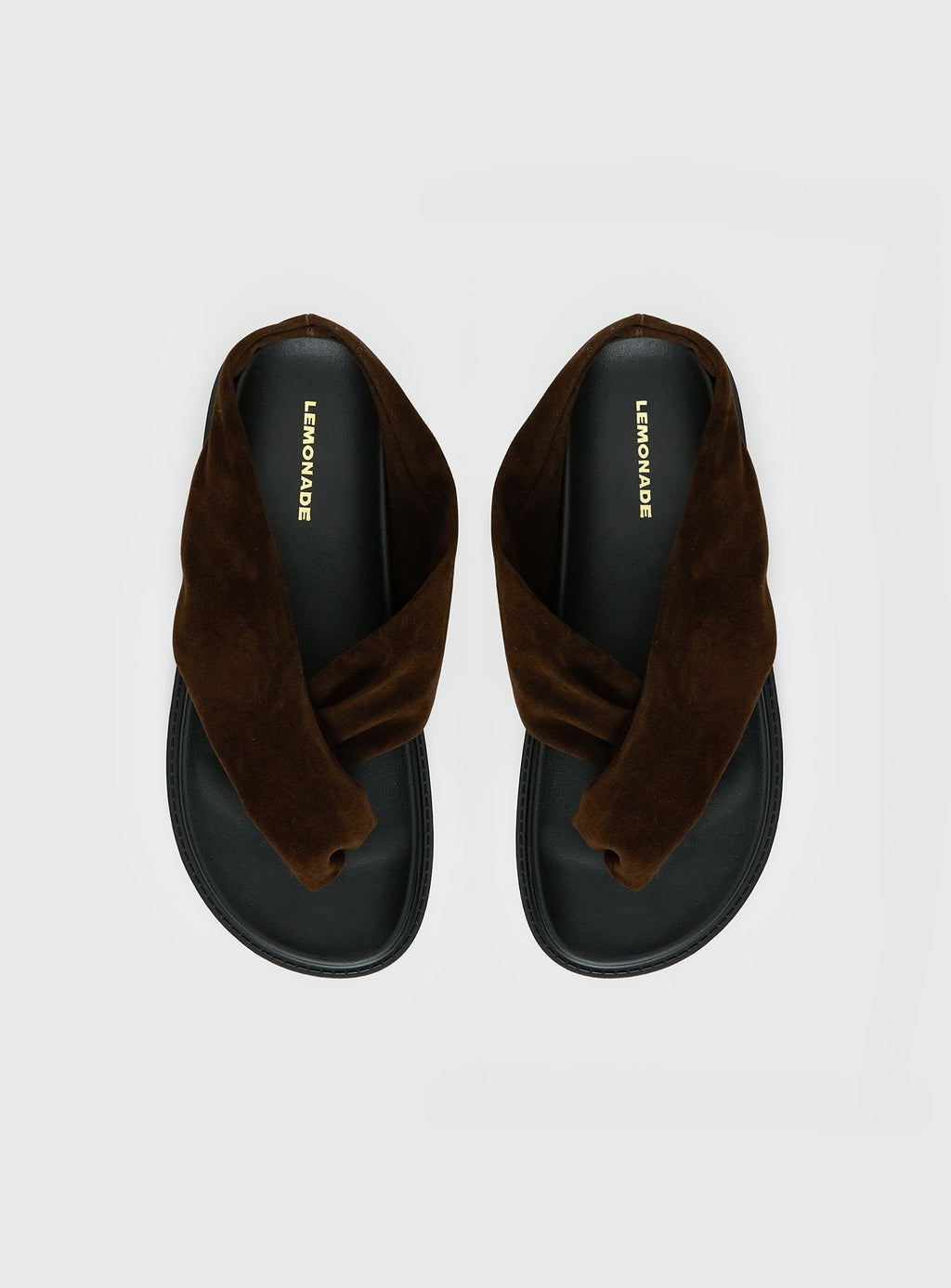 Soryn Wrap Slides Chocolate
