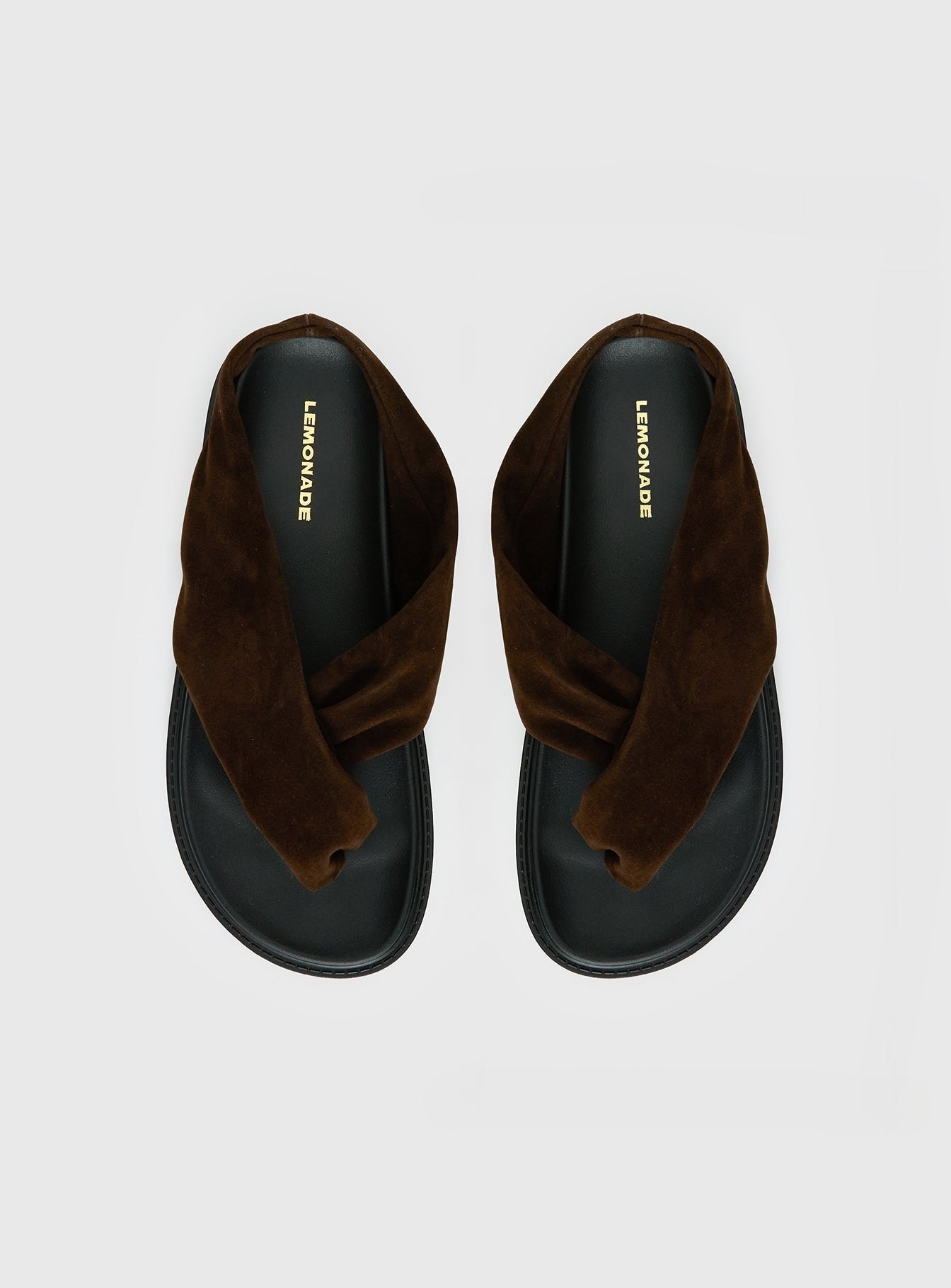 Soryn Wrap Slides Chocolate