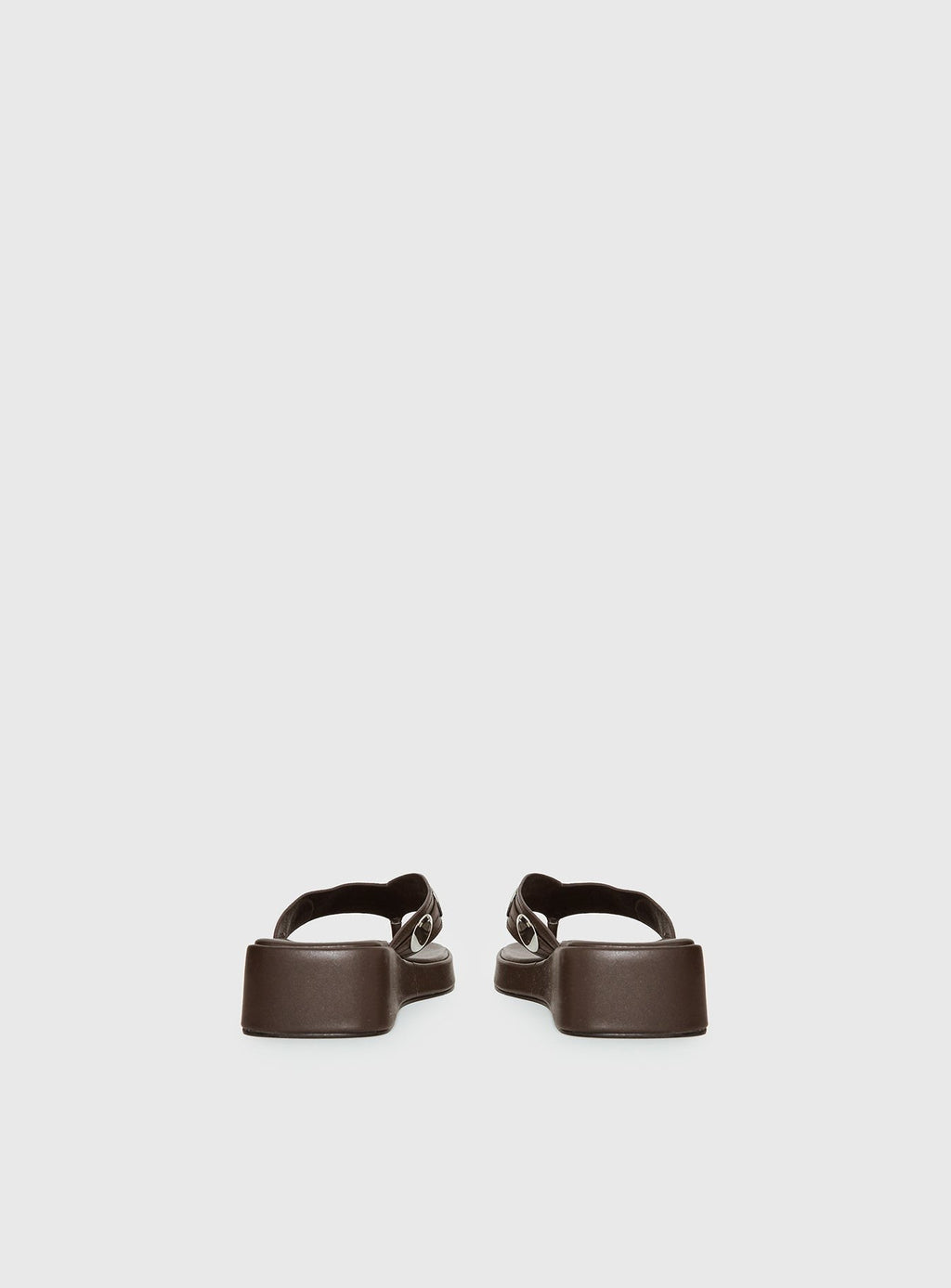 Paislee Stud Detail Sandals Brown
