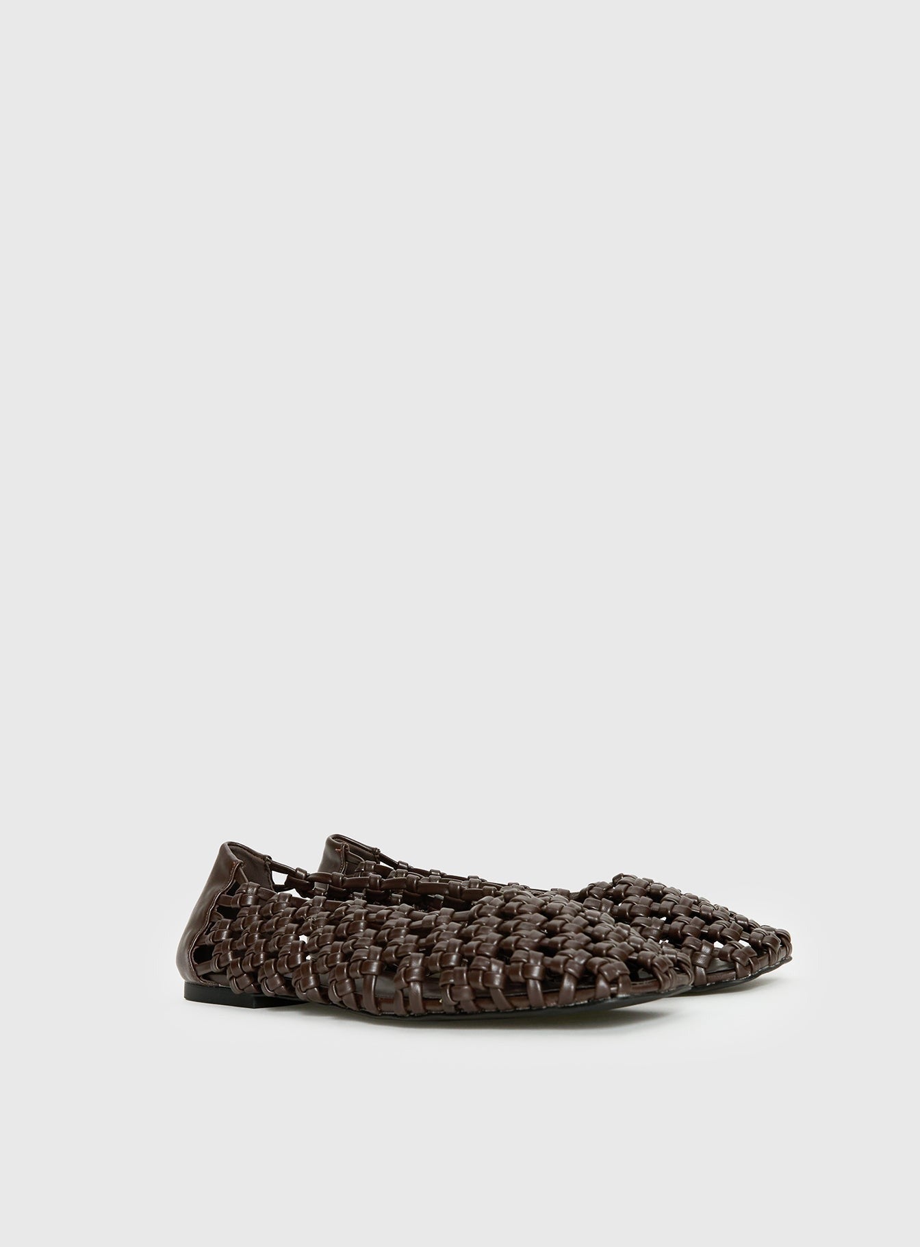 Therapy Genesis Woven Flats Chocolate