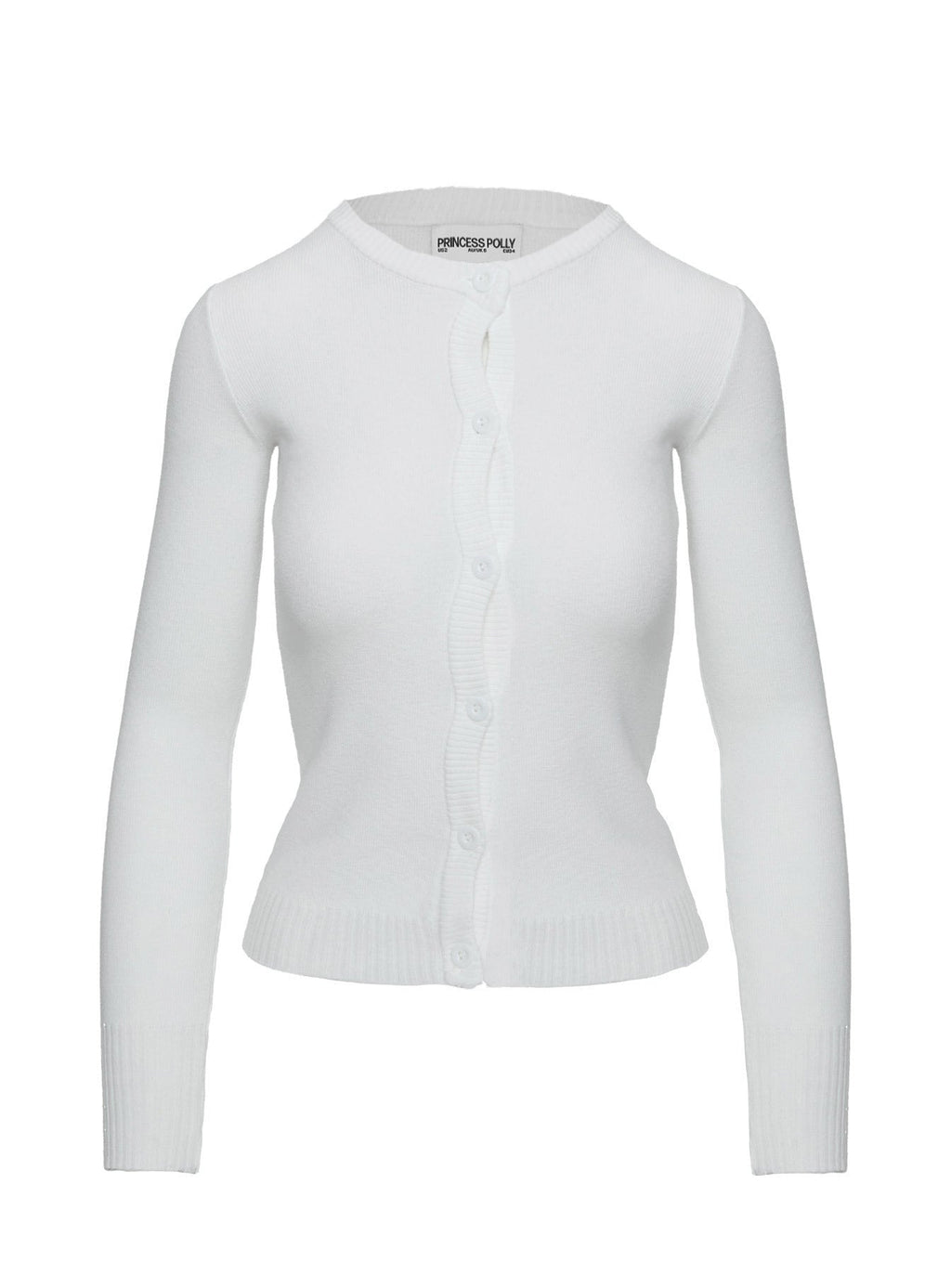 Lauraine Cardigan White