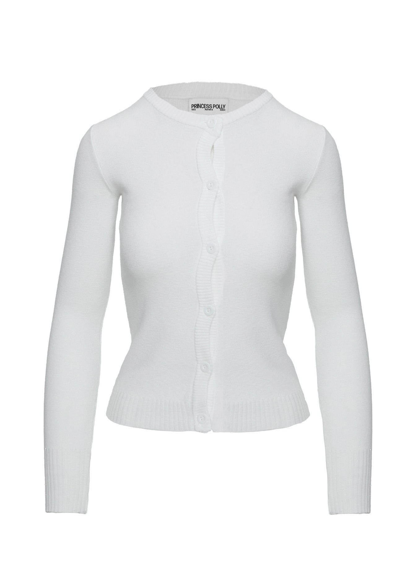 Lauraine Cardigan White