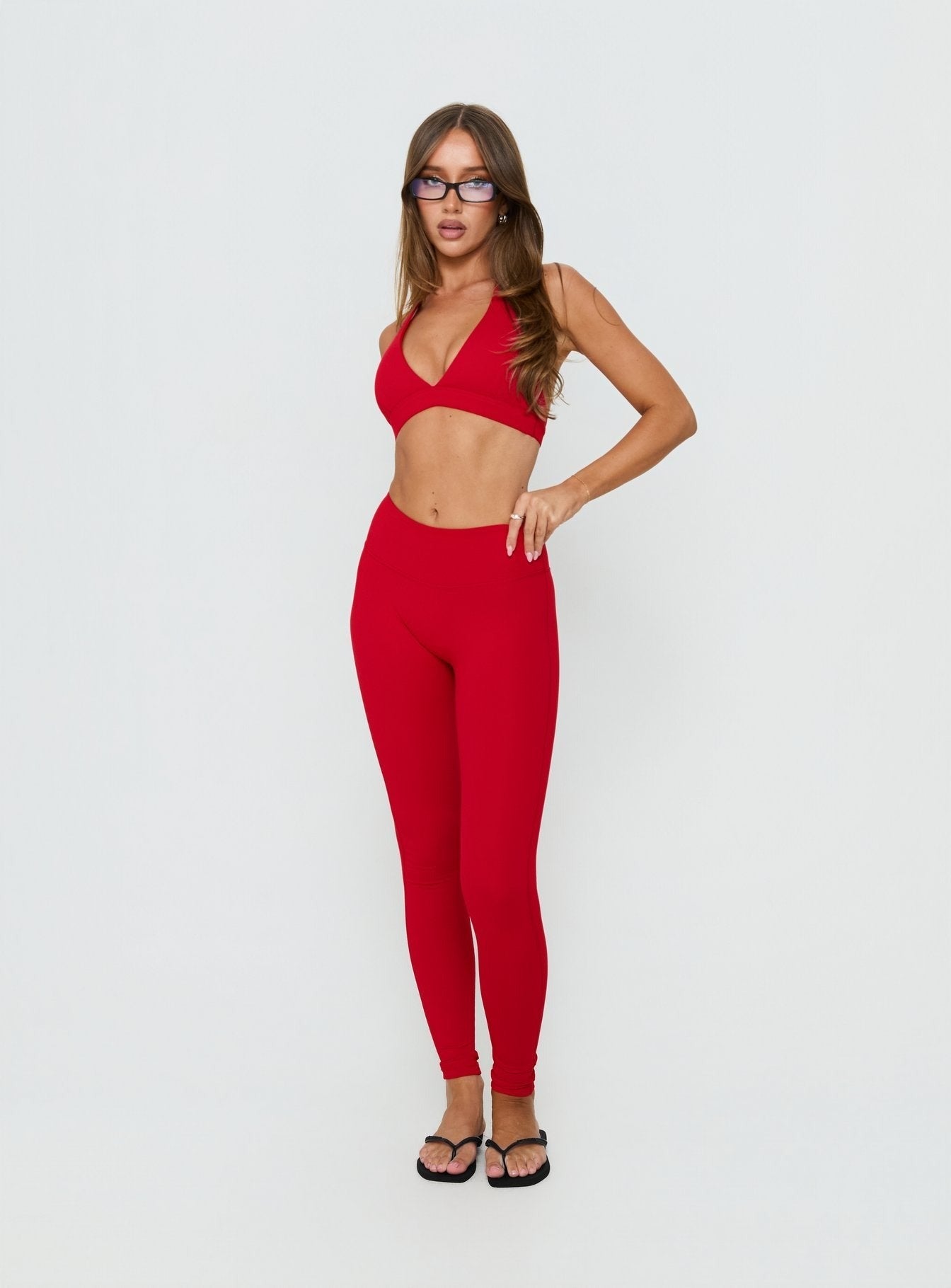 Peak Performance Active Leggings Red