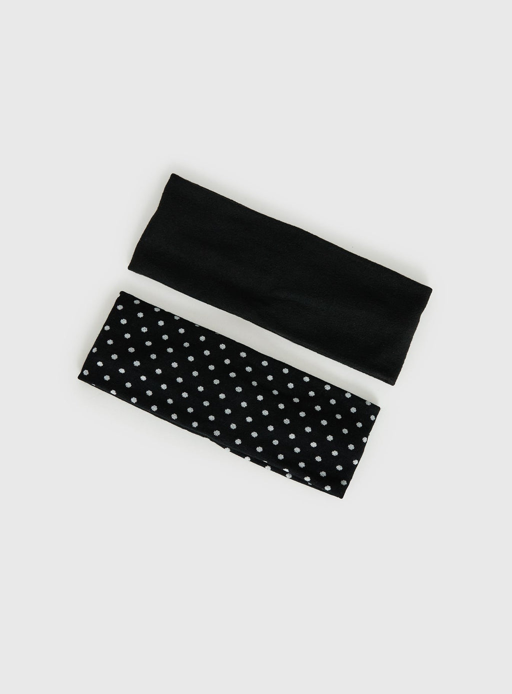 The Juney Headband Pack Black Polka Dot