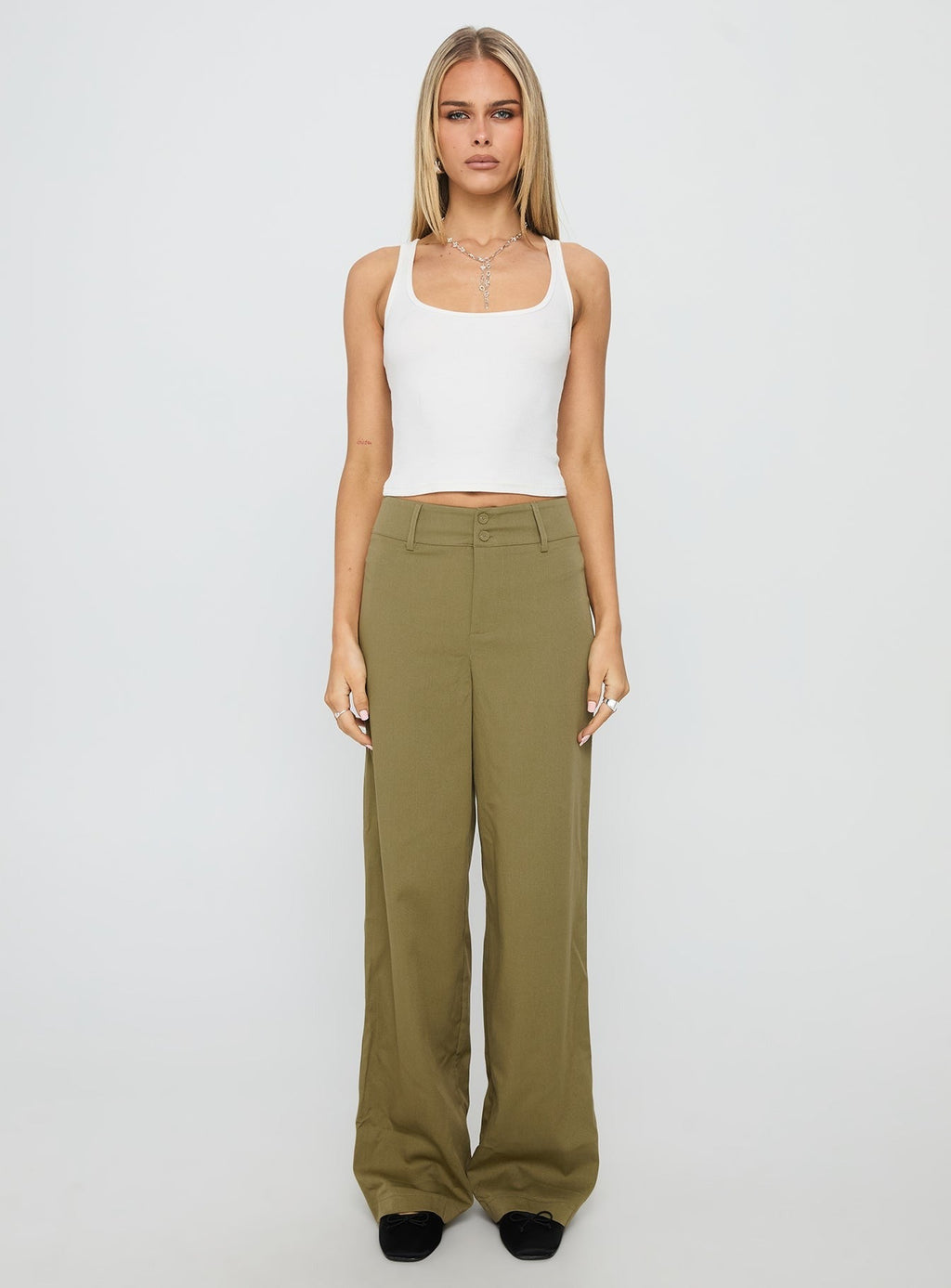 Alaina Pants Olive