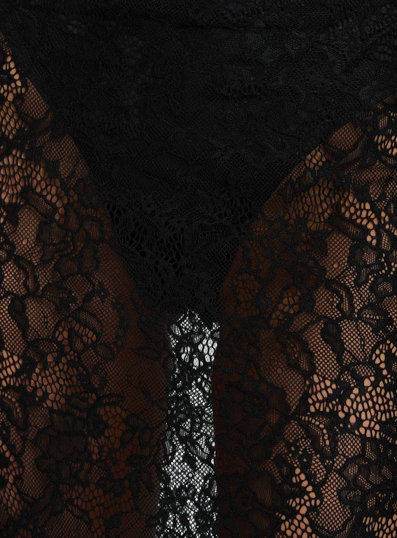 Yvanna Lace Maxi Dress Black