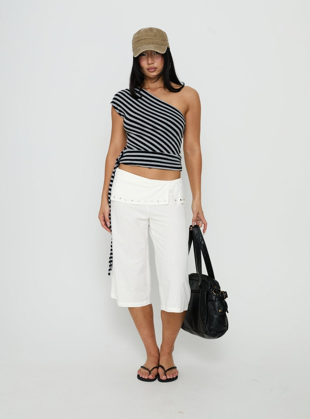 Oren Capri Trouser Ivory