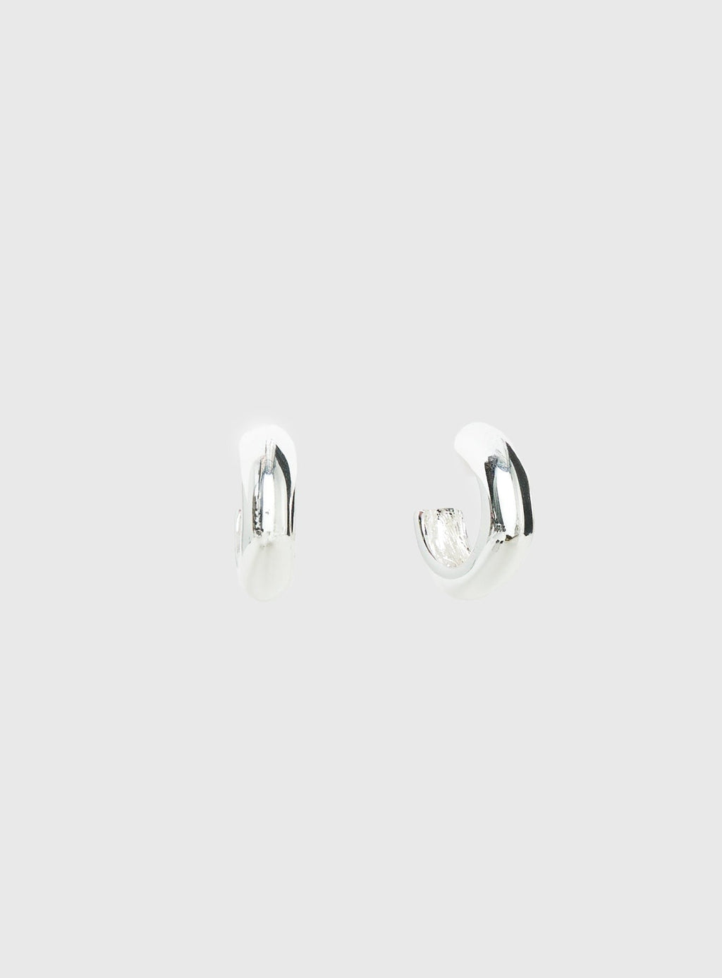 Elevara Hoop Earrings Silver