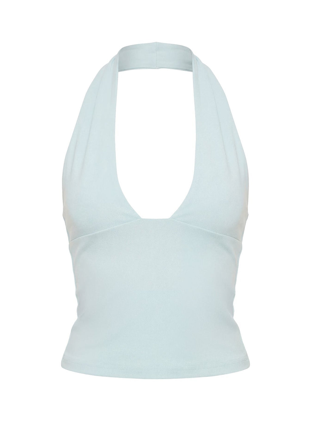 Daily Define Halter Tank Top Blue