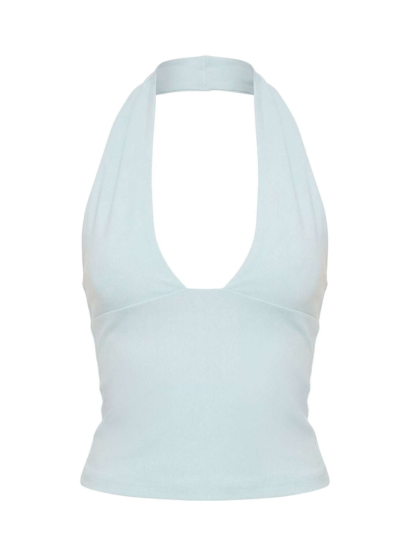 Daily Define Halter Tank Top Blue