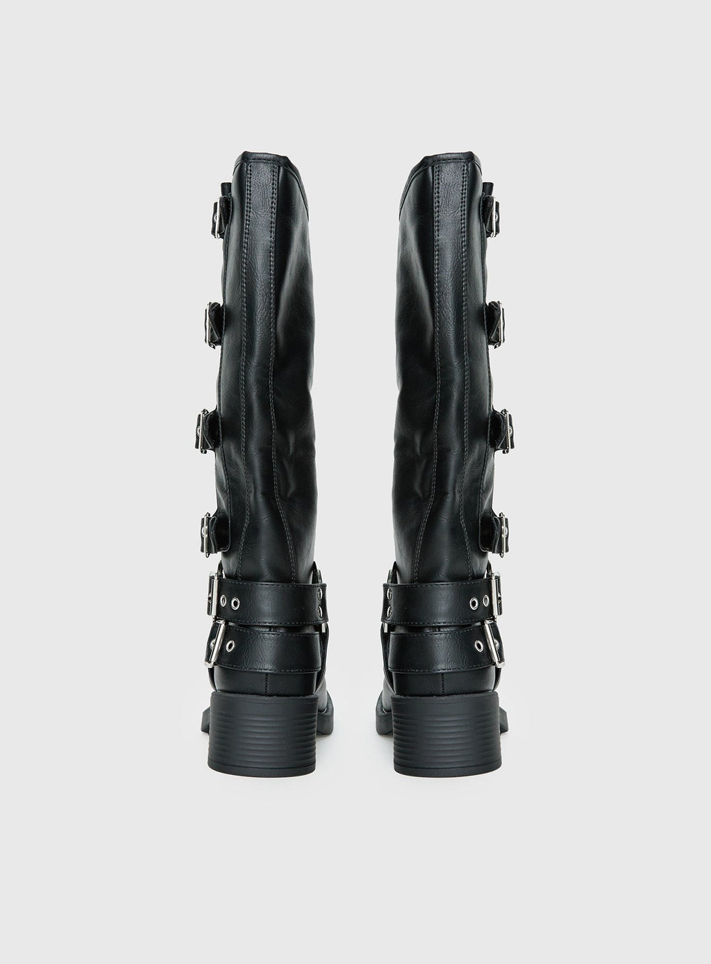 Buckle Down Boots Black