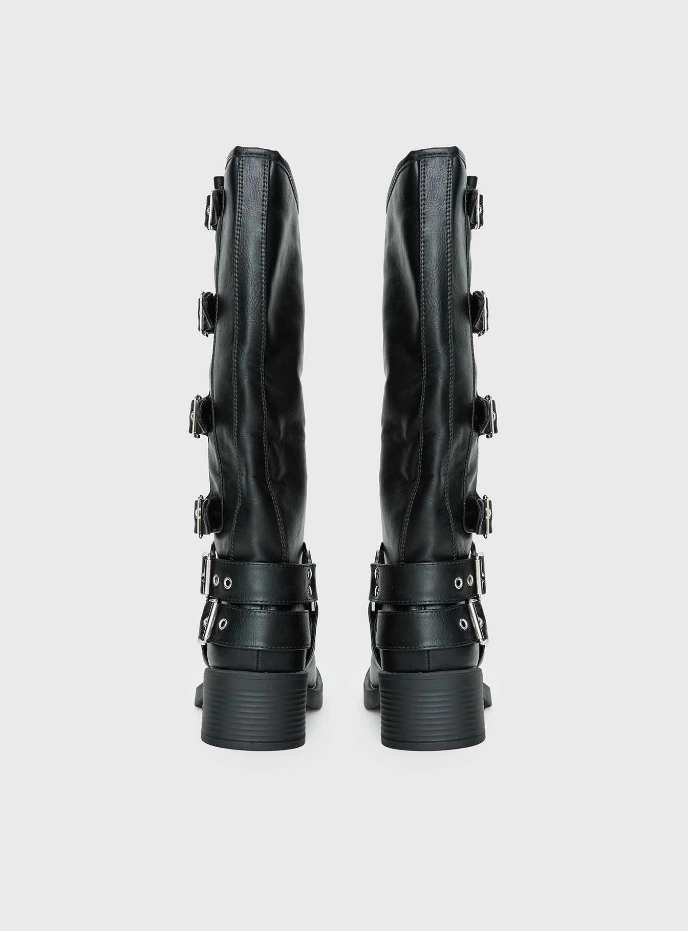 Buckle Down Boots Black